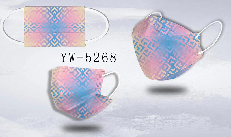 デジタルプリントされたテクスチャパターンマスク